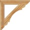 Ekena Millwork Olympic Slat Rough Sawn Bracket, Western Red Cedar, 4"W x 28"D x 28"H BKT04X28X28OLY06RWR - alternate 2